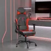 vidaXL Gaming-Stuhl mit Fußstütze Schwarz und Rot Produktbild-Vorschau 2