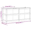 Cloris Designermöbel Pflanzkübel Weiß 150x50x70 cm Produktbild-Vorschau 10