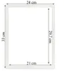 ITALIA - nero - Cornice A4 21x29,7 con passe partout 15x21 Anteprima dell’immagine prodotto 3