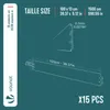 VOUNOT® 15er Set verzinkt Metall Rasenkante Beeteinfassung Produktbild-Vorschau 3