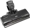A close-up, studio shot of a black vacuum cleaner brush head. Produktbild-Vorschau