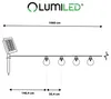 LUMILED Solar Lichterkette für Außen 10,5M 30x LED Lampen + Produktbild-Vorschau 8