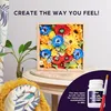 OKTO FREEDOM Bastelset DIY Blumen mit Holzrahmen 21 x 21 cm Produktbild-Vorschau 3