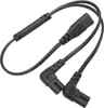 IEC320 C8 to Dual C7 Cord Male to Female 1 in 2 Out AC Voir les images du produit 1