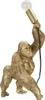 Mauro Ferretti Gorilla stolní lampa E14 22,5x16x40 cm zlatá Náhled obrázku produktu 1