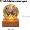 3D-Nachtlicht aus buntem Glas, USB-Projektorlampe, Kugel, Produktbild-Vorschau 6