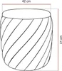 Polsterhocker NOEL mit Stauraum Beige Produktbild-Vorschau 5