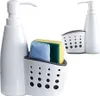 Butelka dozująca 2 w 1 na detergent i gąbkę, biała, Podgląd zdjęcia produktu 17