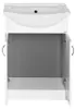 Aqualine SIMPLEX ECO 55 wastafelonderkast met wastafel, Productafbeelding-voorbeeld 3