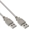 InLine USB 2.0 Kabel, A an A, beige, 1m, 1 m, USB A, USB A, Produktbild-Vorschau 1
