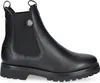 A single black leather boot is shown against a white background. Produktbild-Vorschau
