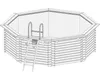 Aufstellpool Holzpool-Set Karibu Classic 2A rund Ø 470x124 Produktbild-Vorschau 7
