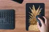 MuchoWow® Mauspad Mousepad Ananas - Obst - Gold 18x27 cm - Produktbild-Vorschau 4