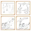 ZMH LED lampa sufitowa lampa sufitowa lampa do salonu lampa Podgląd zdjęcia produktu 5