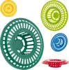 A collection of colorful sink strainers arranged on a white background. Podgląd zdjęcia produktu
