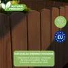 be4nature Elastyczne obrzeże rolowane z drewna 100 x 30 cm Podgląd zdjęcia produktu 7
