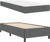 vidaXL Boxspringbett Dunkelgrau 90 x 190 cm Stoff Produktbild-Vorschau 5