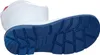 The image shows the sole of a white boot with a blue sole. Produktbild-Vorschau