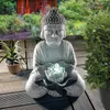 esotec Solarbrunnen Buddha mit Akku und LED Licht Produktbild-Vorschau 1
