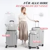 VALLSERO Trolleyset Koffer-Set（M,L,XL) + Schulranzen, Produktbild-Vorschau 2
