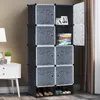 YZNAHRE Kleiderschrank 70 cm Breit Garderobenschrank Produktbild-Vorschau 11