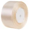 Wstążka satynowa w kolorze kremowym 50mm - 32mb Podgląd zdjęcia produktu 1