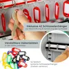 Schlüsselschrank aus Stahl, abschließbar mit 42 Haken, 35 x Produktbild-Vorschau 3