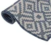 vidaXL Outdoor-Teppich Flachgewebe 160x230 cm Blau Produktbild-Vorschau 2