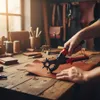 Pinze per cinture e cuoio - Rosso - Pinze professionali per Anteprima dell’immagine prodotto 5
