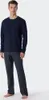 Schiesser Herren Schlafanzug lang blau 48  ST Produktbild-Vorschau 15