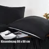 Bettwäsche-Set 180x200 cm Schwarz Mikrofaser Bügelfrei Produktbild-Vorschau 5