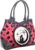 Banned Gothic Borsa a tracolla Lunar Sisters Red Handbag Anteprima dell’immagine prodotto 1