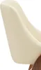 Esszimmerstuhl HLO-CP98 Kunstleder  walnuss/creme Produktbild-Vorschau 3