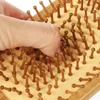 com-four® 2er Set Natur-Haarbürste aus Bambus - Produktbild-Vorschau 4