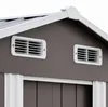 Aga Casetta da giardino 194x131x184 cm Grigio-marrone Anteprima dell’immagine prodotto 2