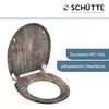 SCHÜTTE WC Sitz OLD WOOD, Duroplast Toilettendeckel mit Produktbild-Vorschau 4