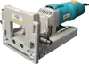 A woodworking tool, specifically a dowel drilling machine, is shown against a white background. Produktbild-Vorschau