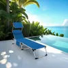 tectake® Aluminium Sonnenliege Lorella gepolstert, klappbar Produktbild-Vorschau 8