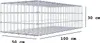 Gabbione 100 cm x 30 cm x 50 cm (L x H x P), maglia 5 x 10 Anteprima dell’immagine prodotto 2