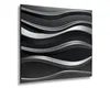 A 3D wall panel with a wave-like design. Produktbild-Vorschau