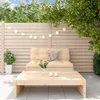 The Living Store 2-tlg. Garten-Lounge-Set Massivholz Kiefer Produktbild-Vorschau 2