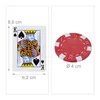 Relaxdays Pokerkoffer, 100 Pokerchips ohne Wert, 2 Produktbild-Vorschau 5