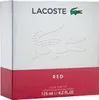 A product box for Lacoste Red eau de Toilette. Voir les images du produit