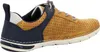 Bugatti Herren Schnürschuhe Halbschuhe Gelb Blau Textil & Produktbild-Vorschau 30