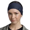Buff CoolNet UV Wide Headband Solid Night Blue UNI Běžecká Náhled obrázku produktu 4