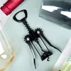 Cavatappi per vino in metallo nero 16 cm Anteprima dell’immagine prodotto 2