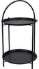 Home & Styling Beistelltisch - schwarz - Metall - H66 cm - Produktbild-Vorschau 1