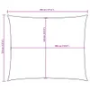 vidaXL Voile d'ombrage Oxford rectangulaire 3,5x4,5 m Voir les images du produit 8