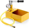 A yellow pressure testing pump with a gauge and hose, set against a white background. Anteprima dell’immagine prodotto
