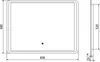 Mexen Zusa kúpeľňové zrkadlo s podsvietením 80 x 60 cm, LED Náhľad obrázku produktu 6